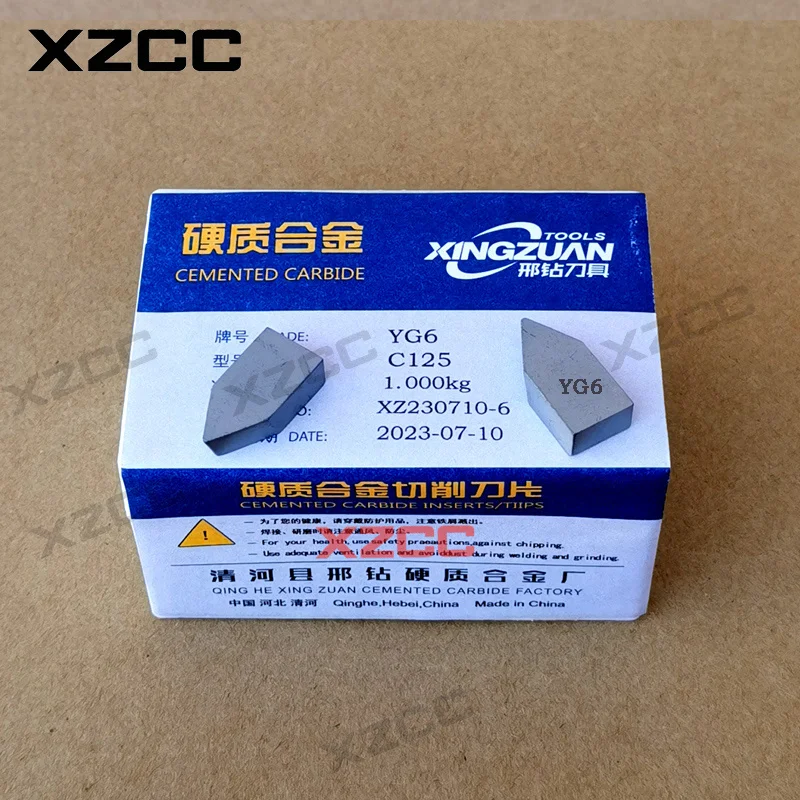 Твердосплавные паяные пластины zhuzhou наконечники yg6 токарные инструменты из карбида вольфрама BK8 H10 C122 C125 C107 C109 H1X режущие