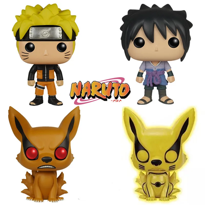 
8 Styles Q-version Custom Naruto Sasuke Anime PVC Figma Statue Collection POP Vinyl Action Model Figure Toys 