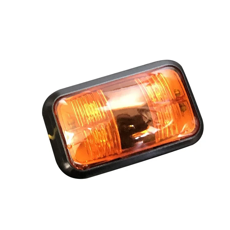 led amber waterproof chrome cab assembly marker clearance roof running for heavy duty trucks