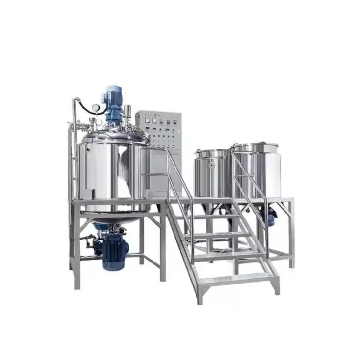 High Speed Lab Cream Vacuum Emulsifiers 5L/20L/50L homogenizer Small Lab Cream Lotion Mixer lab equipment vacuum mixer