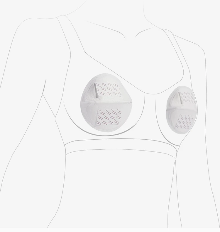  AliGan nursing breast pads disposable organic bamboo washable under bra reusable cotton massage for breastfeeding