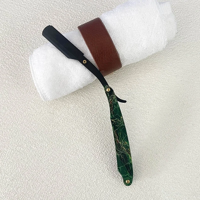 Stainless Steel Straight Razor Single Blade Safety Razor Disposable Blade Shaving Safety Razor