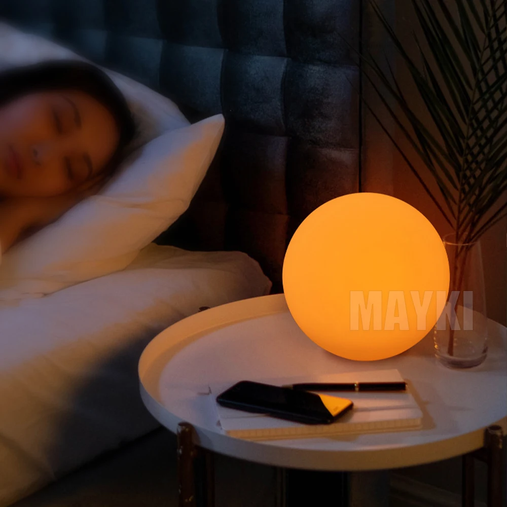 Outdoor Globe Lawn Lamps Home Decoration Rechargeable LED Light Ball Sensory Lights for Autistic Children