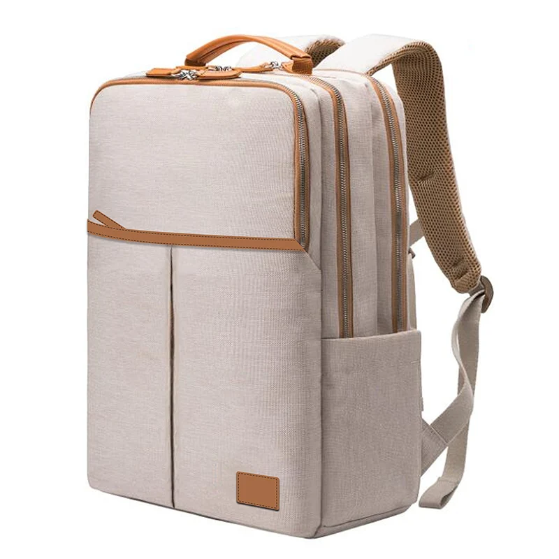 Big Storage Independent Design Safe Promotional Soft Belt Comfortable Men Business Backpack With Laptop Compartment