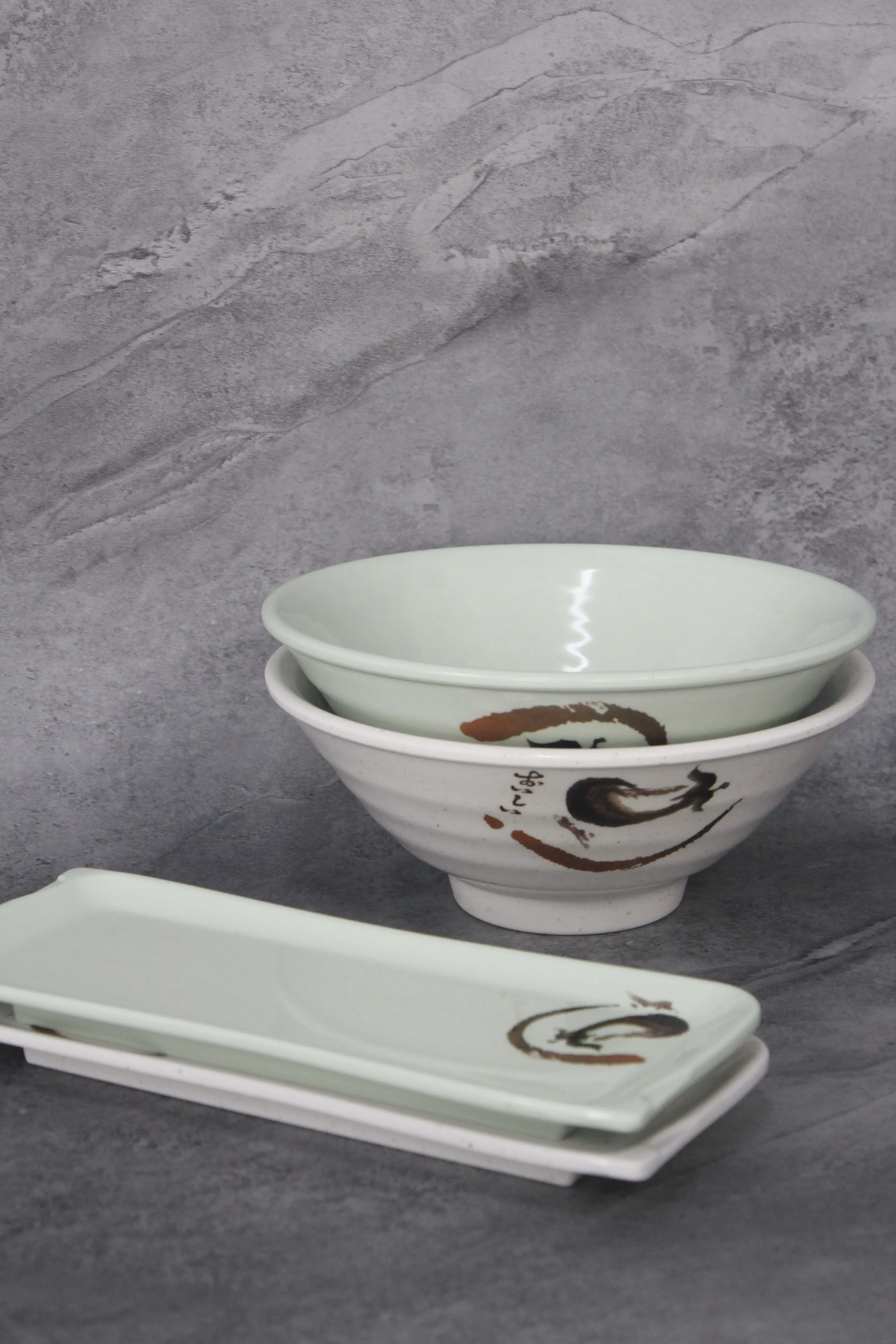 Japanese Ramen Bowl Vietnamese Pho Traditional Asian Style Melamine Bowl