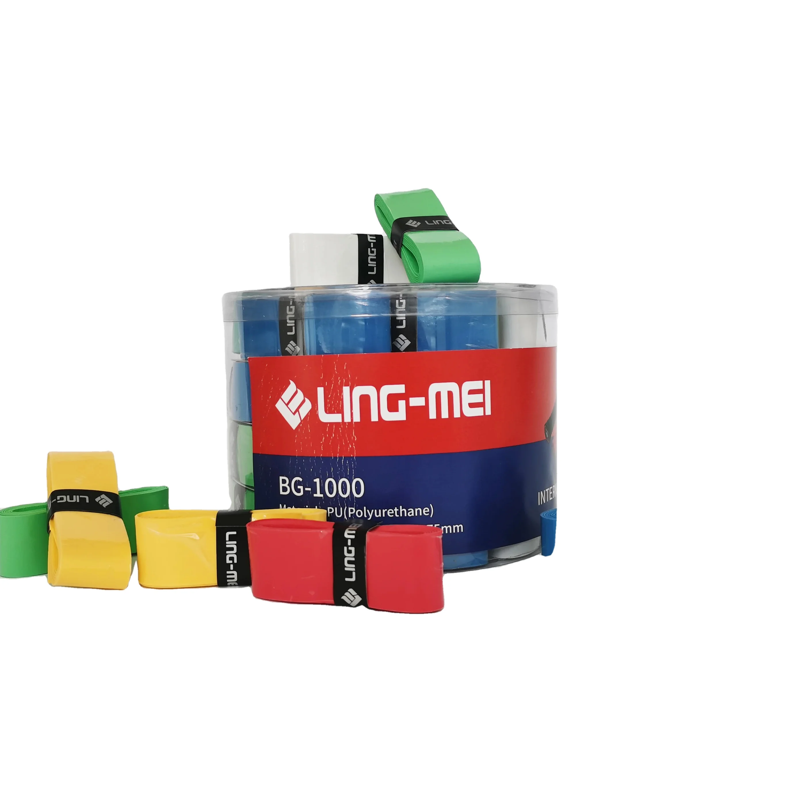 Colorful PU Overgrip Badminton Tennis PU Overgrip Accept Customized Logo and Color