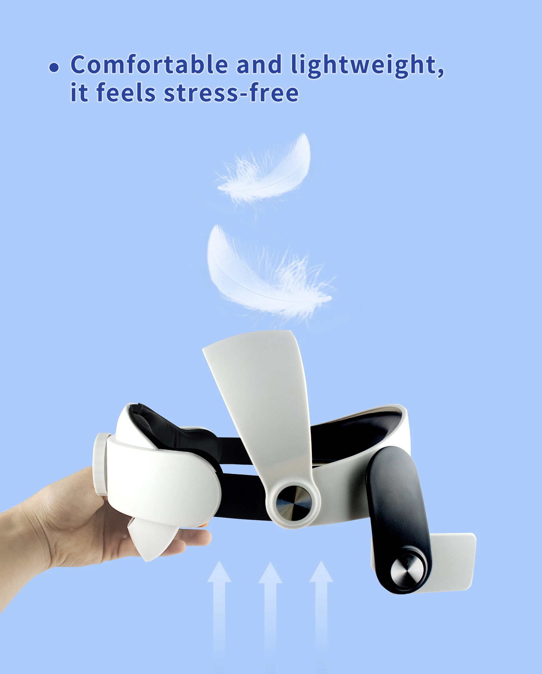 FOR elite strap for comfort and weight savings Compatible with Meta/Oculus Quest 2 All-In-One Virtual Reality Headset accessory