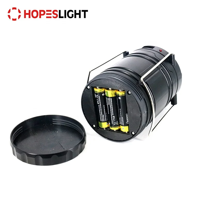 Factory Rechargeable LED Flashlight Lantern Cheap 3*AA battery Powered 3W Bright Led Camping Lantern