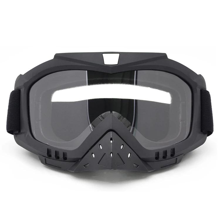 In Stock Wholesale motorcycle glasses off road dirt bike motocross mx goggles with nose guard