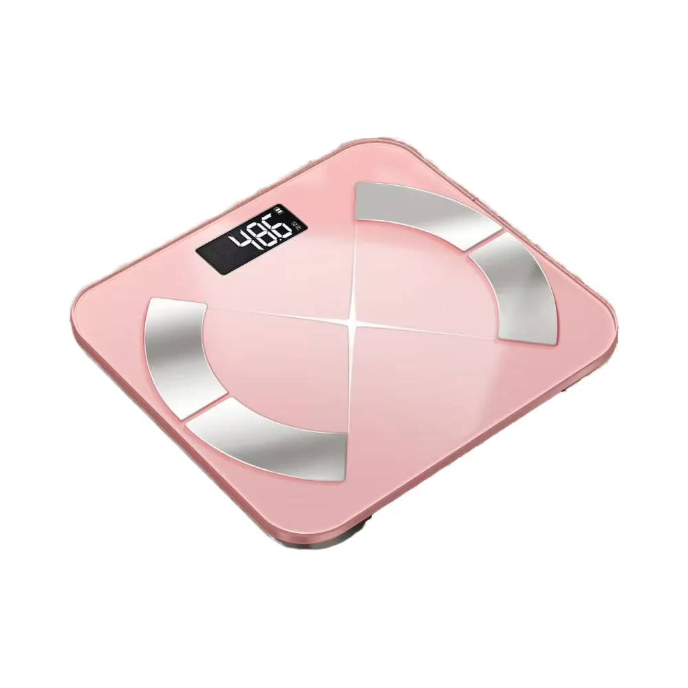 Фабричные высокоточные весы розовые для тела цифровые умные взвешивания