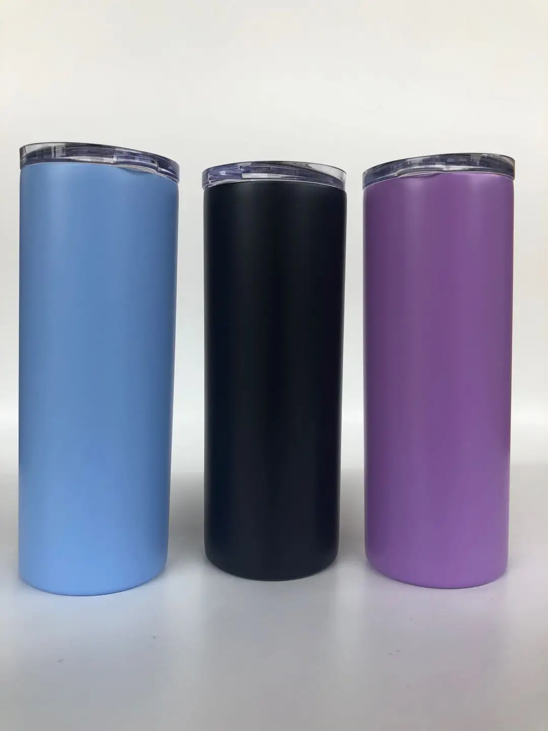 
sublimation tumbler lank 20oz straight skinny tumbler double wall insulated tumbler with lid and straw insulated thermos tumber 