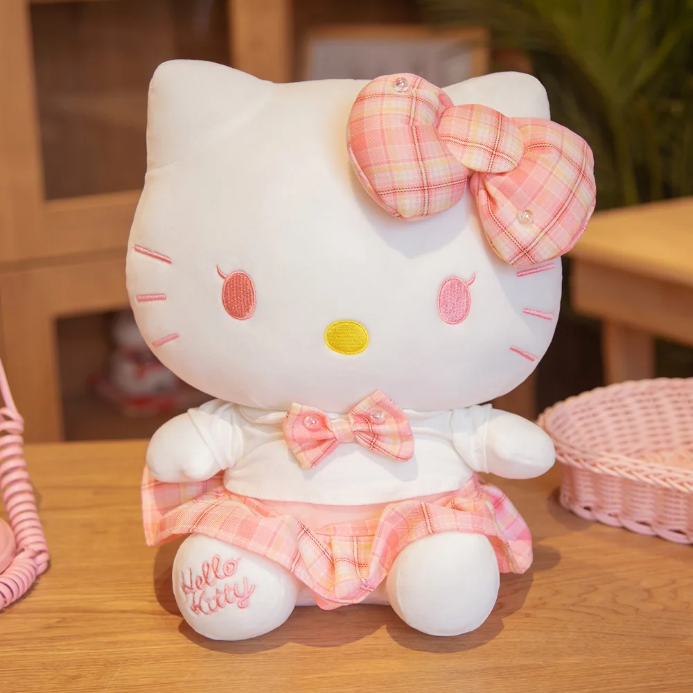 Высококачественная плюшевая игрушка Hello Cat Kitty с мягким материалом