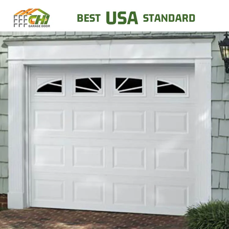 Puertas Garajes 16x7 Usa Warehouse Security Automatic Sandwich Panel Insulated Sectional Garage Door