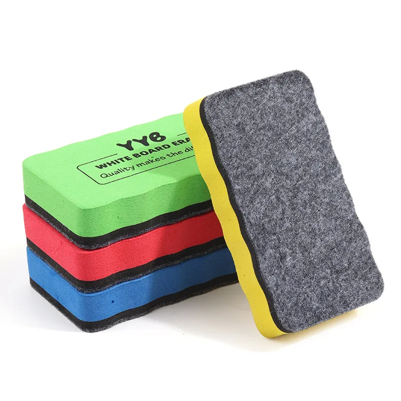 Factory EVA Dry Erase Magnetic Whiteboard Eraser Colorful Magnetic Eraser for Office School