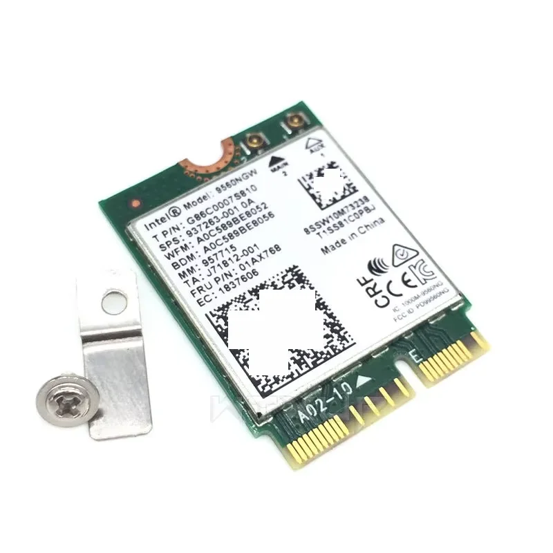 9560NGW AC Cnvio 1733 М 2 4 г/5 г Двухдиапазонная гигабитная беспроводная карта Wi-Fi BT 5 0