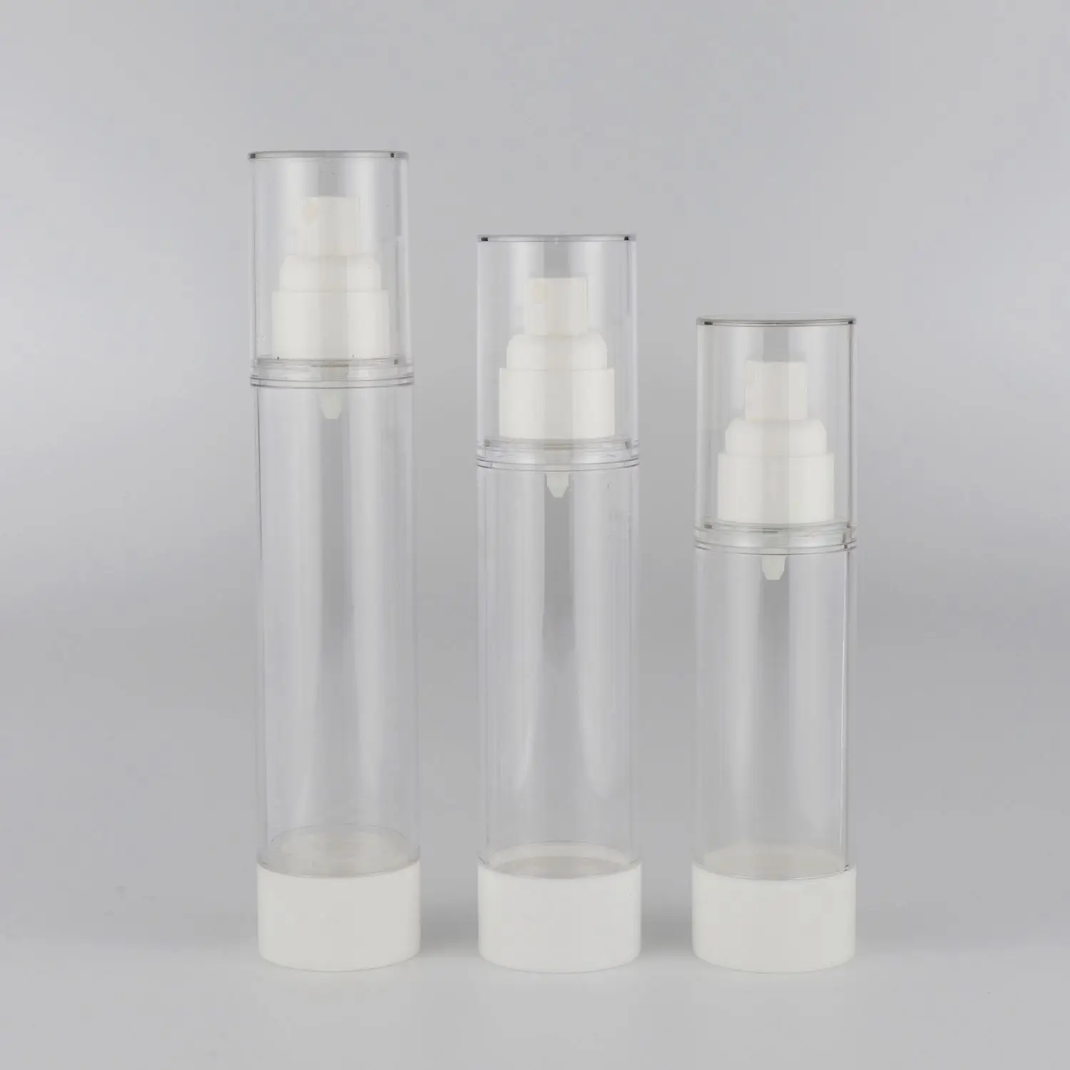 Stock In stock 80ml 100ml 120ml Mini Atomizer white head Mist Airless Spray Bottle Packaging Cosmetic Airless Pump Bottle