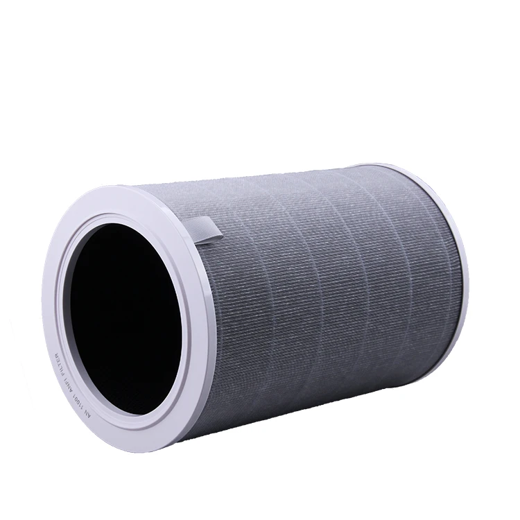 
grey replace hepa filter h13 carbon air filter element custom size 