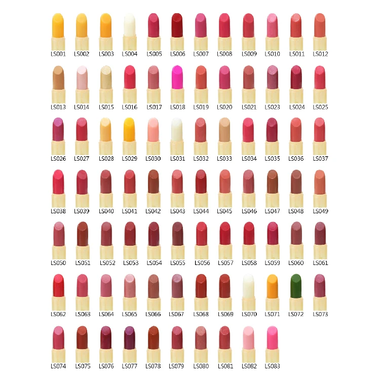 OEM Customize Multicolor Lipstick Pink Matte Makeup Lipstick Made in Taiwan