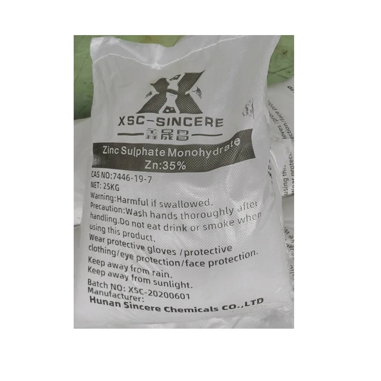 
Factory directly wholesale popular product zinc sulphate granular sulfate monohydrate powder 