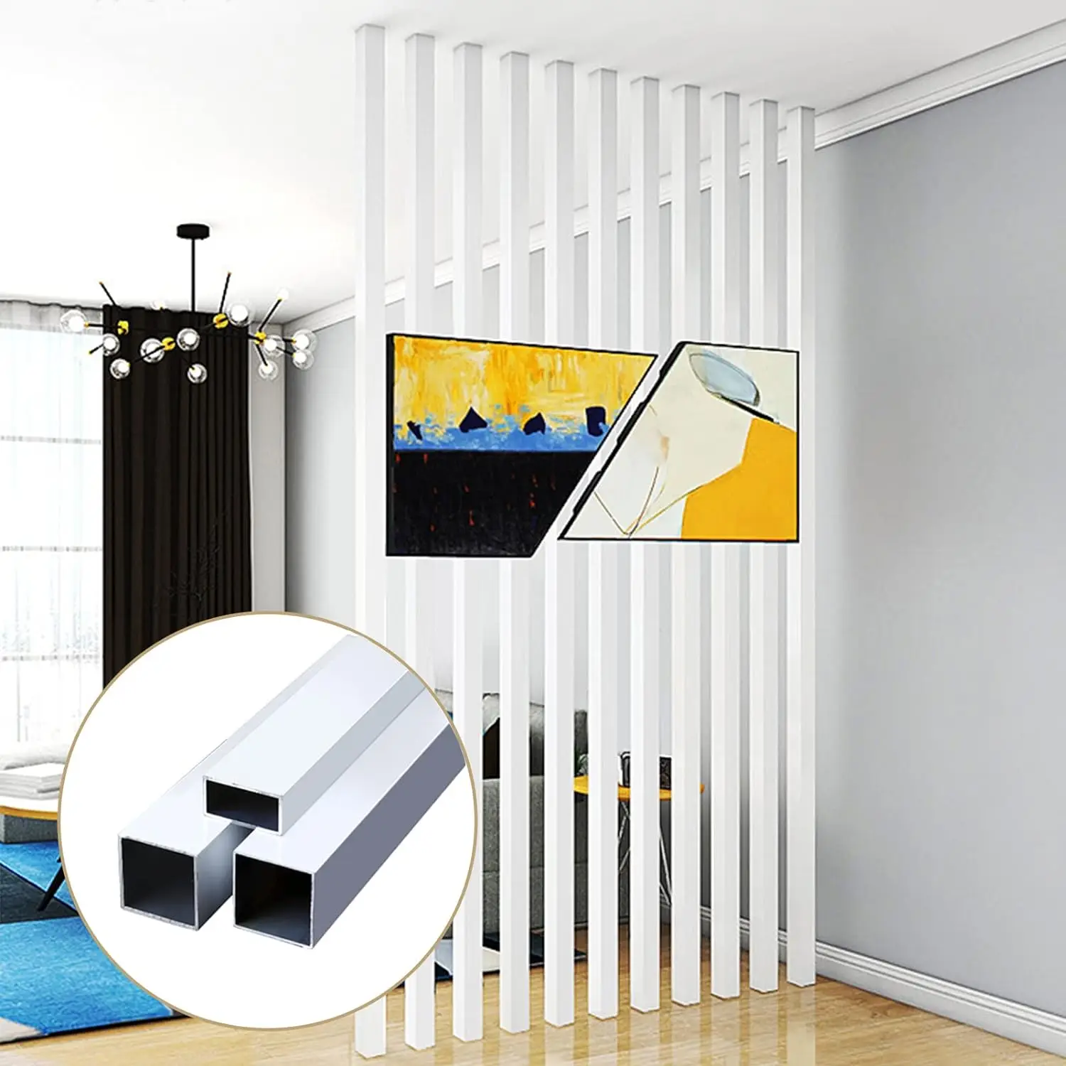 Alloy aluminum square tube for decoration aluminum pipe aluminum profiles custom industrial alloy product