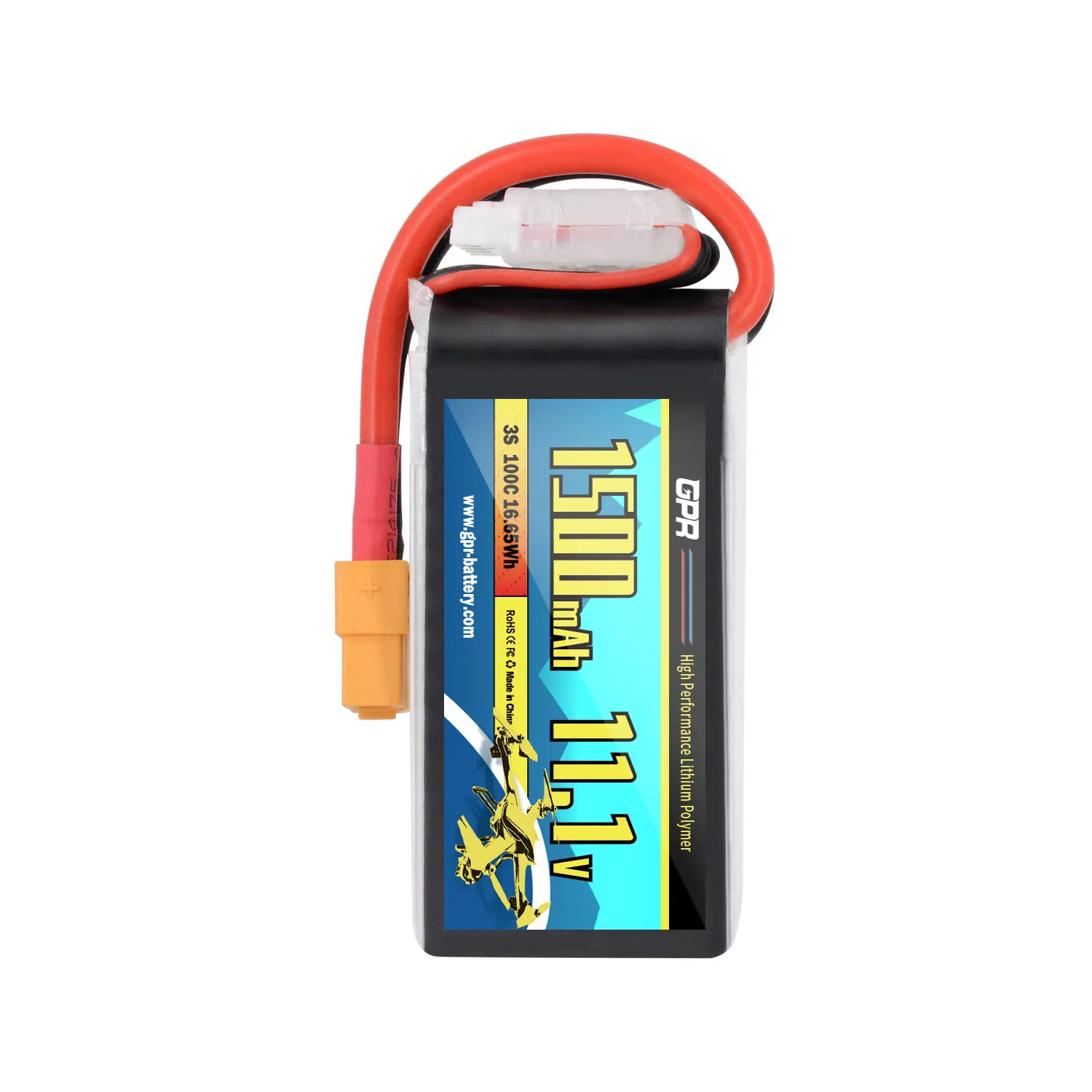High Capacity Rechargeable Manufacturer RC Lipo Battery 3S 11.1V 1500mah lithium ion batteries battery for FPV drone aircraft