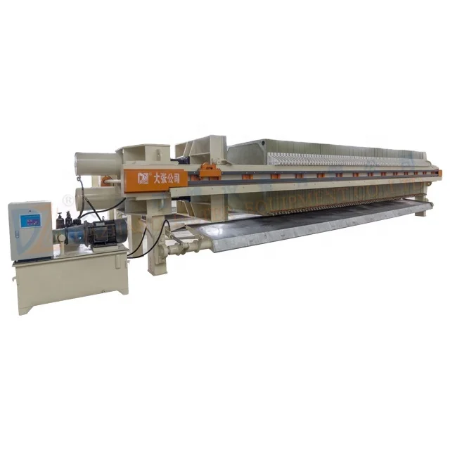 Steel plant sewage treatment chamber filter press