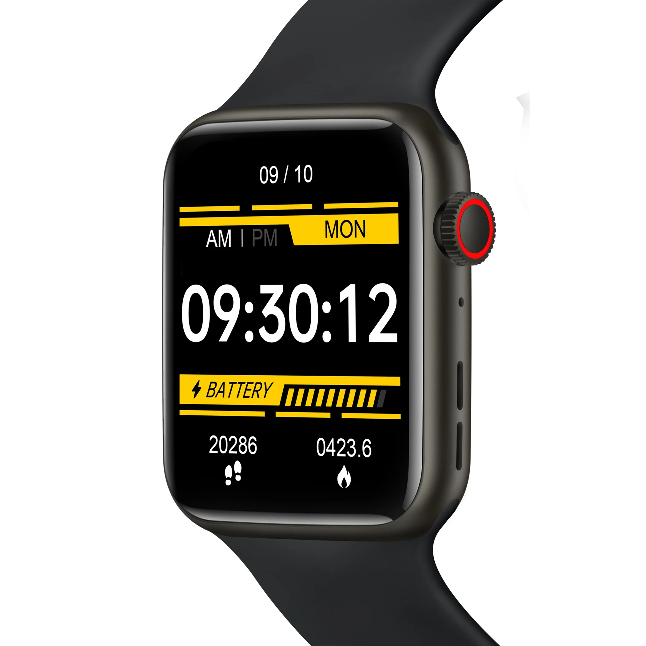 Flexible Silicone Strap Wristwatch Fitness Smart Bracelet Blood Pressure Wearable Watch