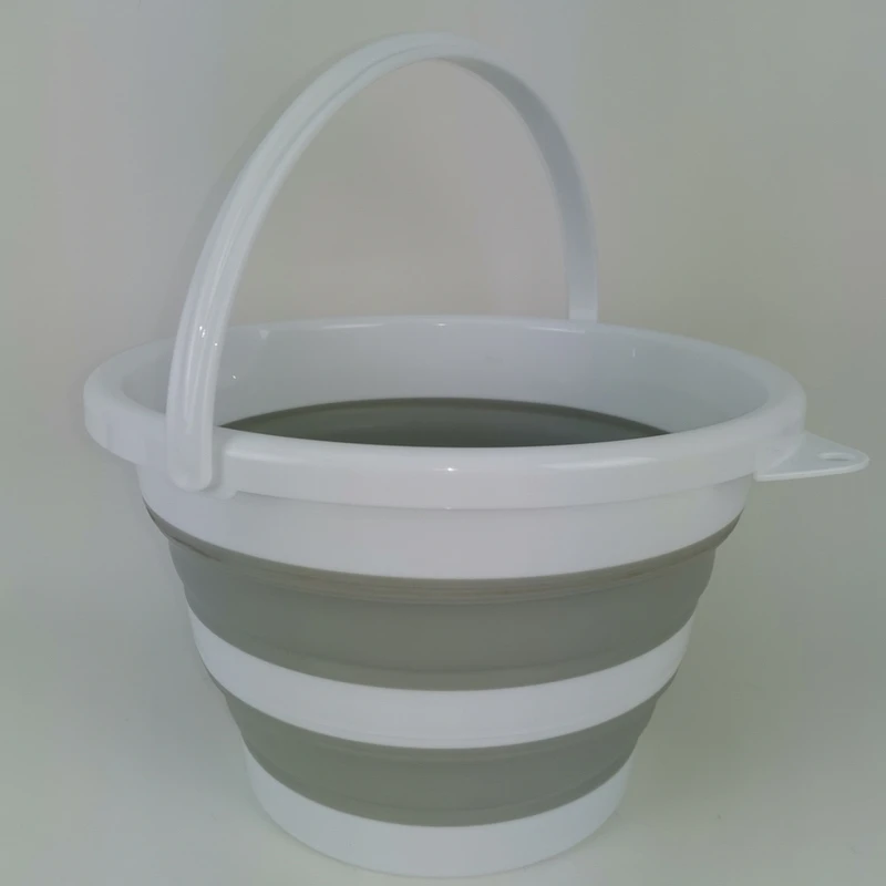 10L Collapsible Bucket with Handleportable water bucket fold up ice mop spa silicone bbq folding bucket