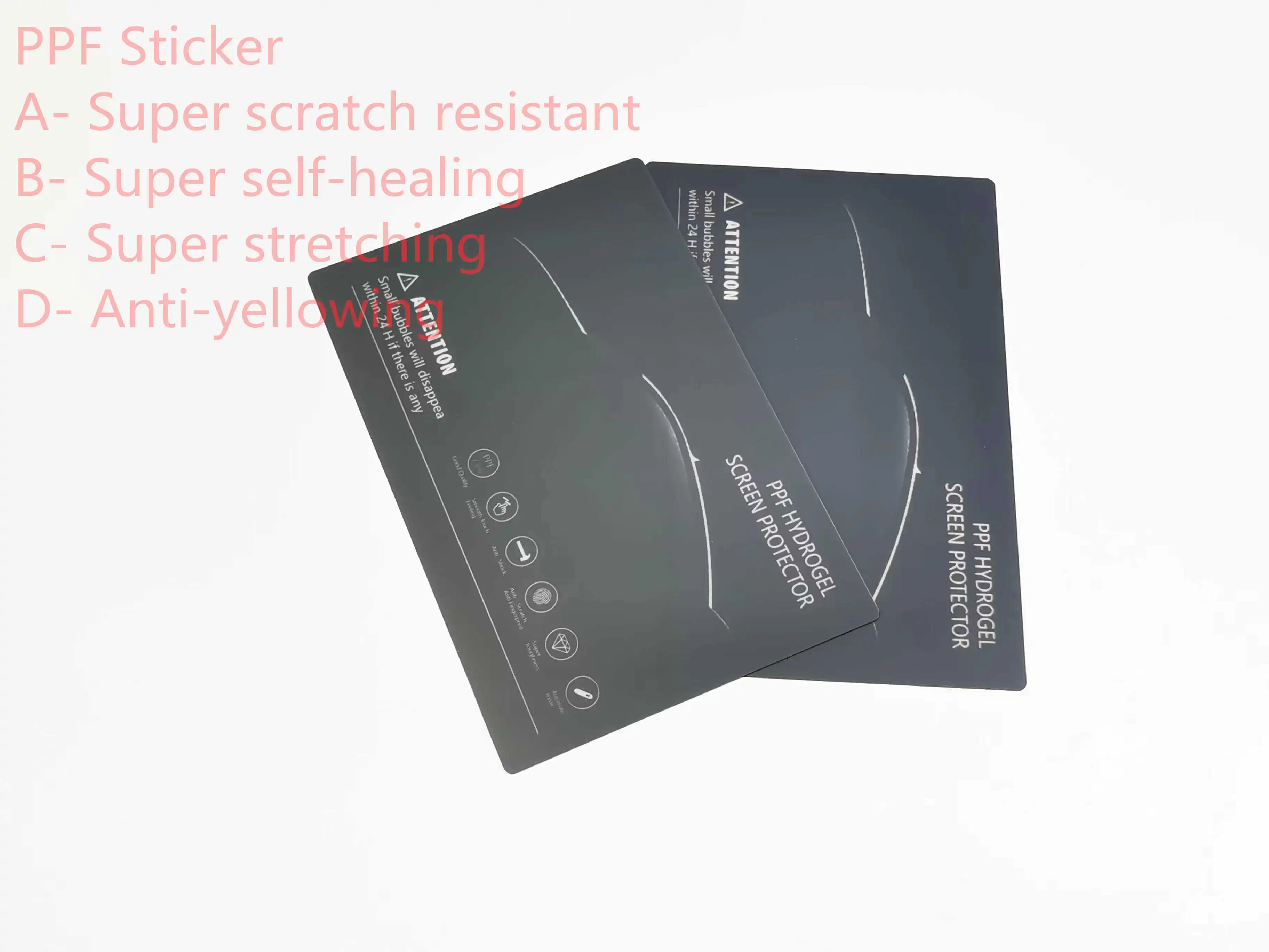 Factory wholesale mobile phone screen protective film PPF spray sticker anti-scratch high water condensation film