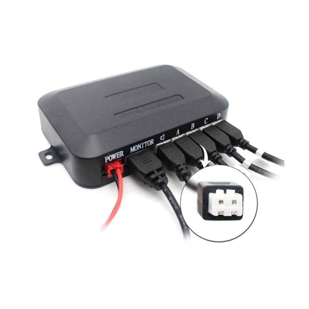 Автомобильный USB-датчик парковки для автомобильной навигационной системы android с 4 задними парковочными датчиками автомобильный радар помощи при движении задним