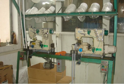 HKT - 0302 long chain nylon zipper sewing machine