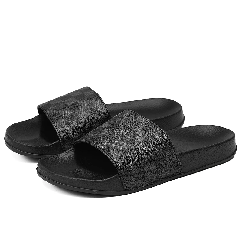 
Fashion trend summer slippers men brand logo big size house slipper casual flat slippers sandals for men 