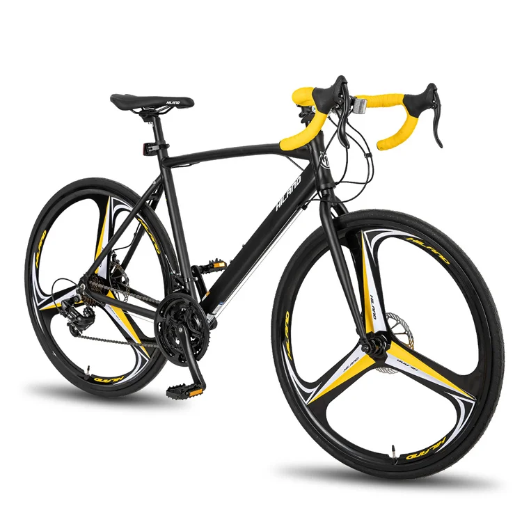 JOYKIE in stock black white 3 spoke wheel 700c cycle 21 speed aluminum alloy racing road bike for man