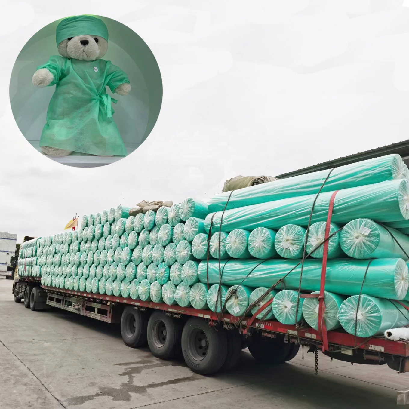 100% pp spunbond Нетканая ткань дышащая красочная полипропиленовая упаковка