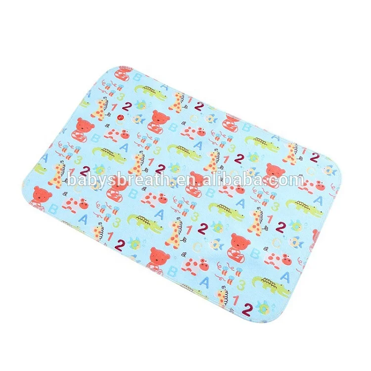 CM03 Waterproof Ultra Soft Infant Contoured Bamboo Baby Changing Pad Liners