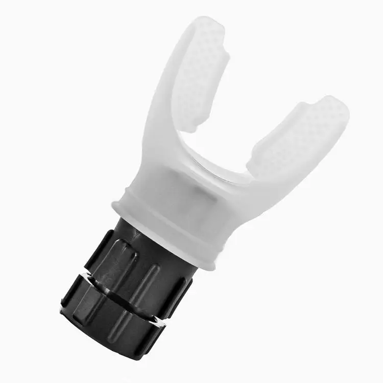 
Ergonomic silicone mouthpiece breathing apparatus spare diving supplies diving silicone mouthpiece trainer lung trainer 