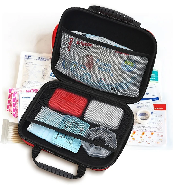 Portable Waterproof Large Capacity First Aid Bag Eva Hard Shell Case for medical First Aid Kit