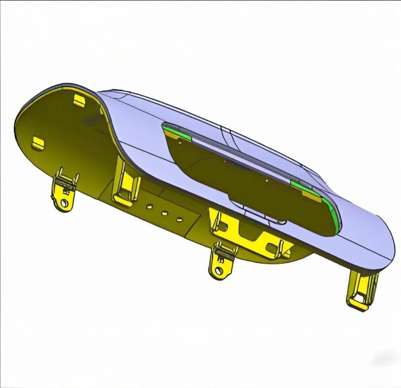 Custom Massage Device Cover Quality Rubber and ABS Material Industrial Application Molding Housing Injection Plastic Shell