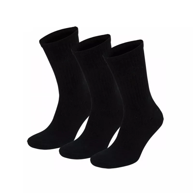 BY-II-0119  mens unisex socks black sports socks athletic socks