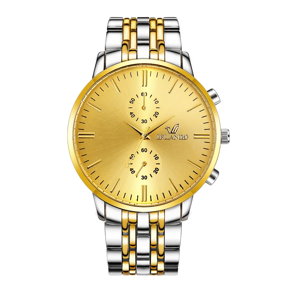 New style stainless steel band quartz Mens Watches luxury Business watch for men