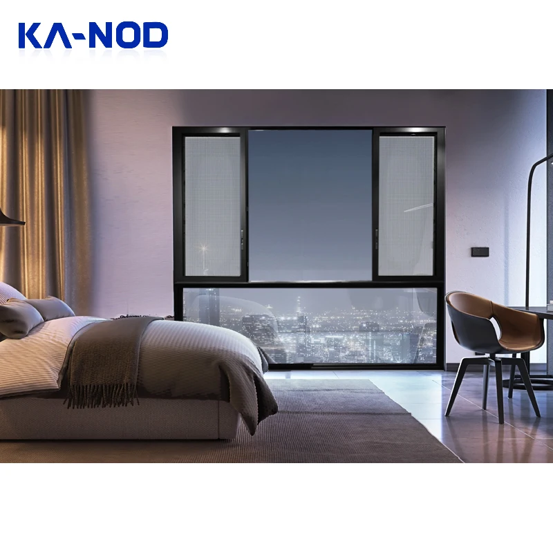 Best Selling Residential Soundproof Aluminum Sliding Glass Windows