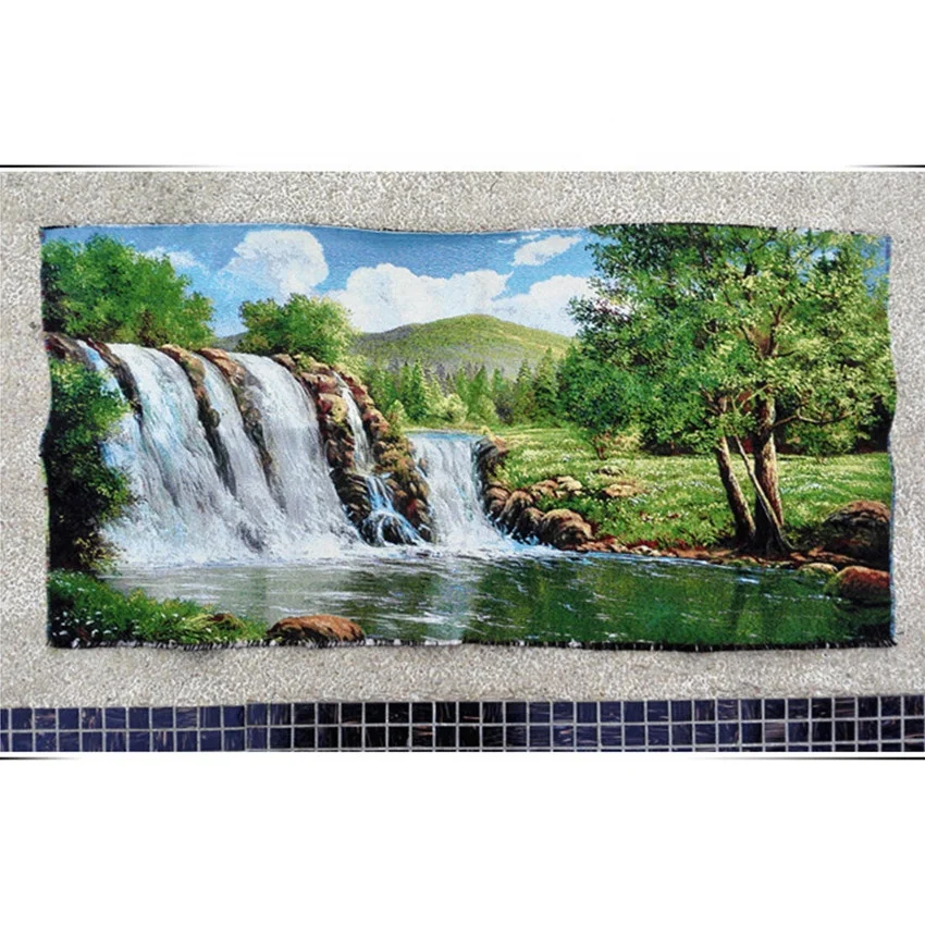 100*100cm Chinese modern 100%Polyester high quality beautiful famous paintings of the sea