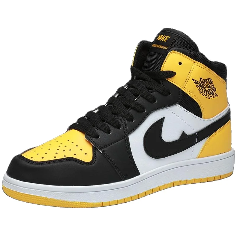 
New No.1 high top leisure wear-resistant professional sports shoes basketball Air forc shoes 