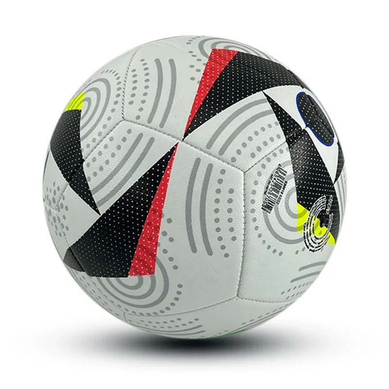 Factory soccer ball football Colorful Soft PU Leather laminated tech good price