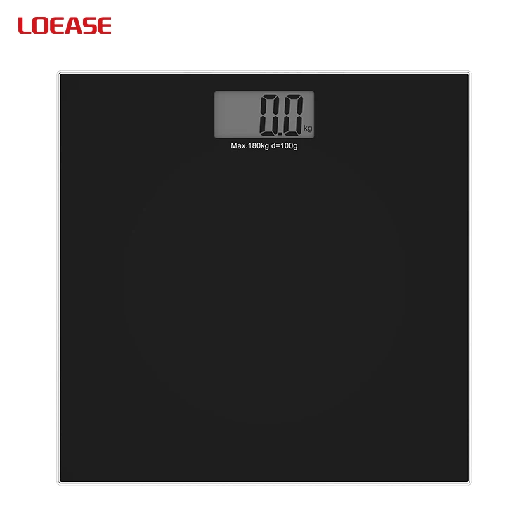 B15 180Kg Personal Bathroom Weighing Scale Lcd Display Electronic Glass Digital Bathroom Scale