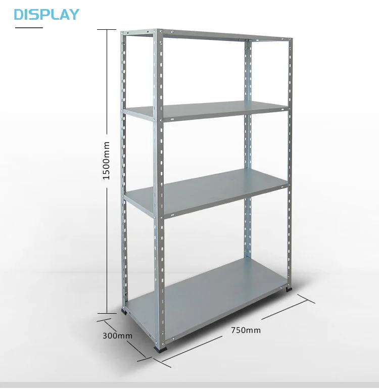 Light Weight Slotted Iron Interlocking Office Pigeon Hole Galvanized Steel Sheet Storage Shelving