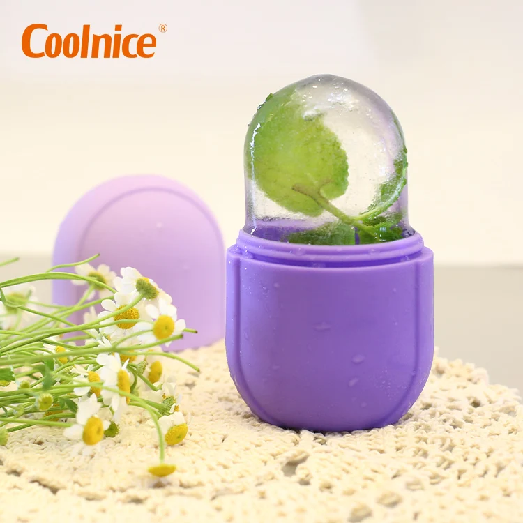 Coolnice  Improve Fine Eye Lines Silicone  Ice Mold  Skin  Facial Massager Ice Facial  Roller tool Ice Globes
