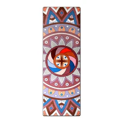 Gymnastic 1Mm Thick Real Rubber Tree Folding Recycled Microfibre Yoga Mat