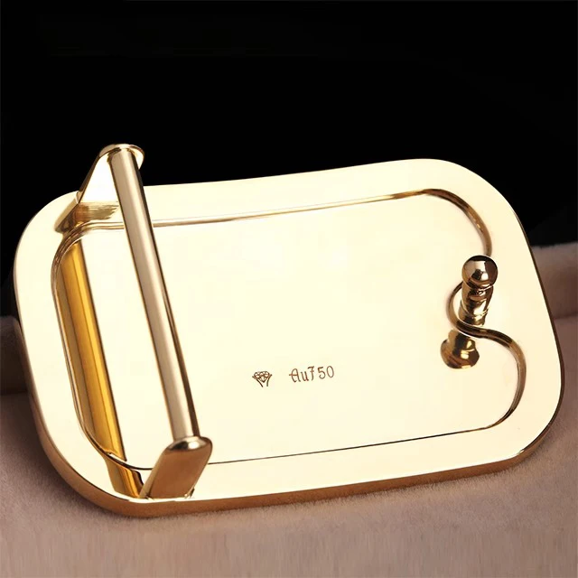 925 Silver Gold Plated Customized Solid Brass Dragon Head Belt Buckle 3D Embossed Design Vintage Alloy Animal Belt Buckle Men