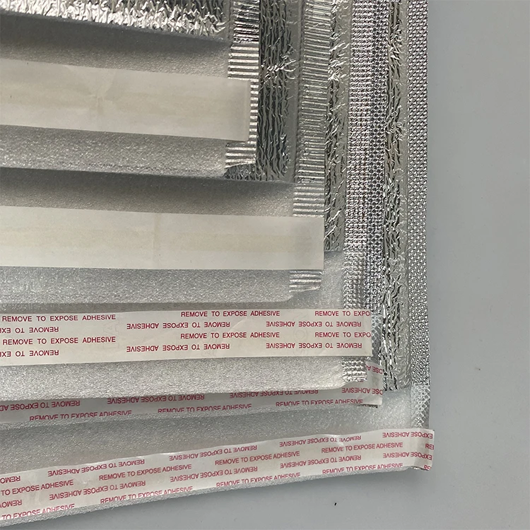 Custom  disposable Insulated Aluminium Foil Ice Cooler bag thermal  EPE Insulated bag